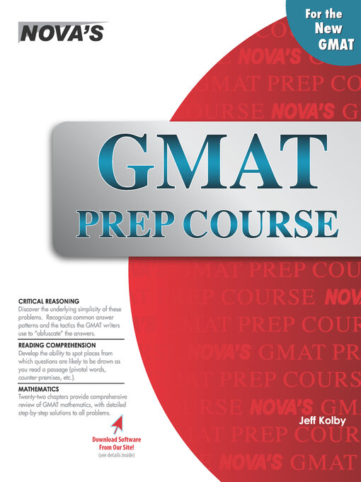 Title details for GMAT Prep Course by Jeff Kolby - Available